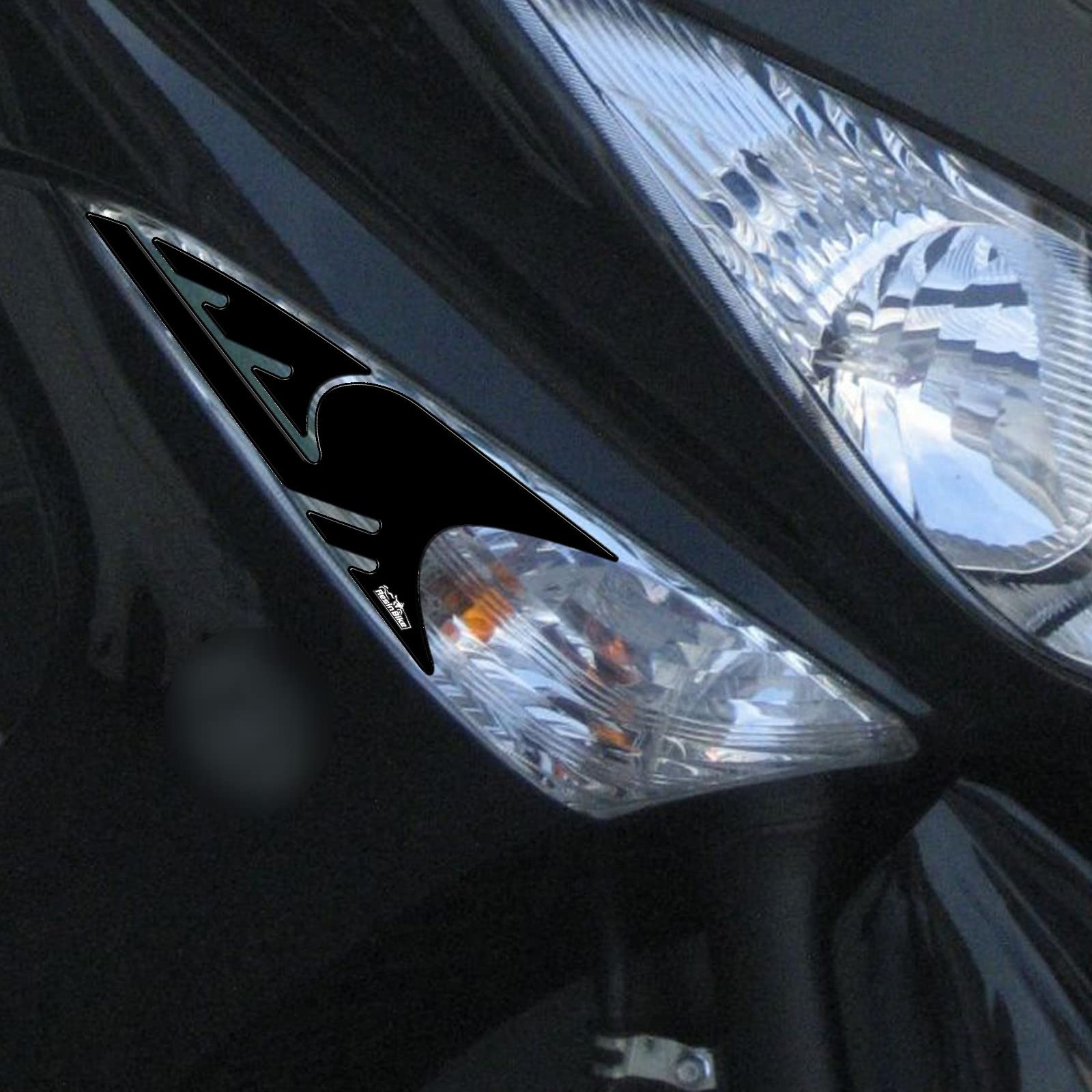 Resin Bike Aufkleber für Motorrad Kompatibel mit Yamaha Tmax 500 2008-2011. Schutz für die Blinkerlinsen vor Stößen und Kratzern. Paar 3D-Harzklebstoff - Stickers - Made in Italy von Resin Bike