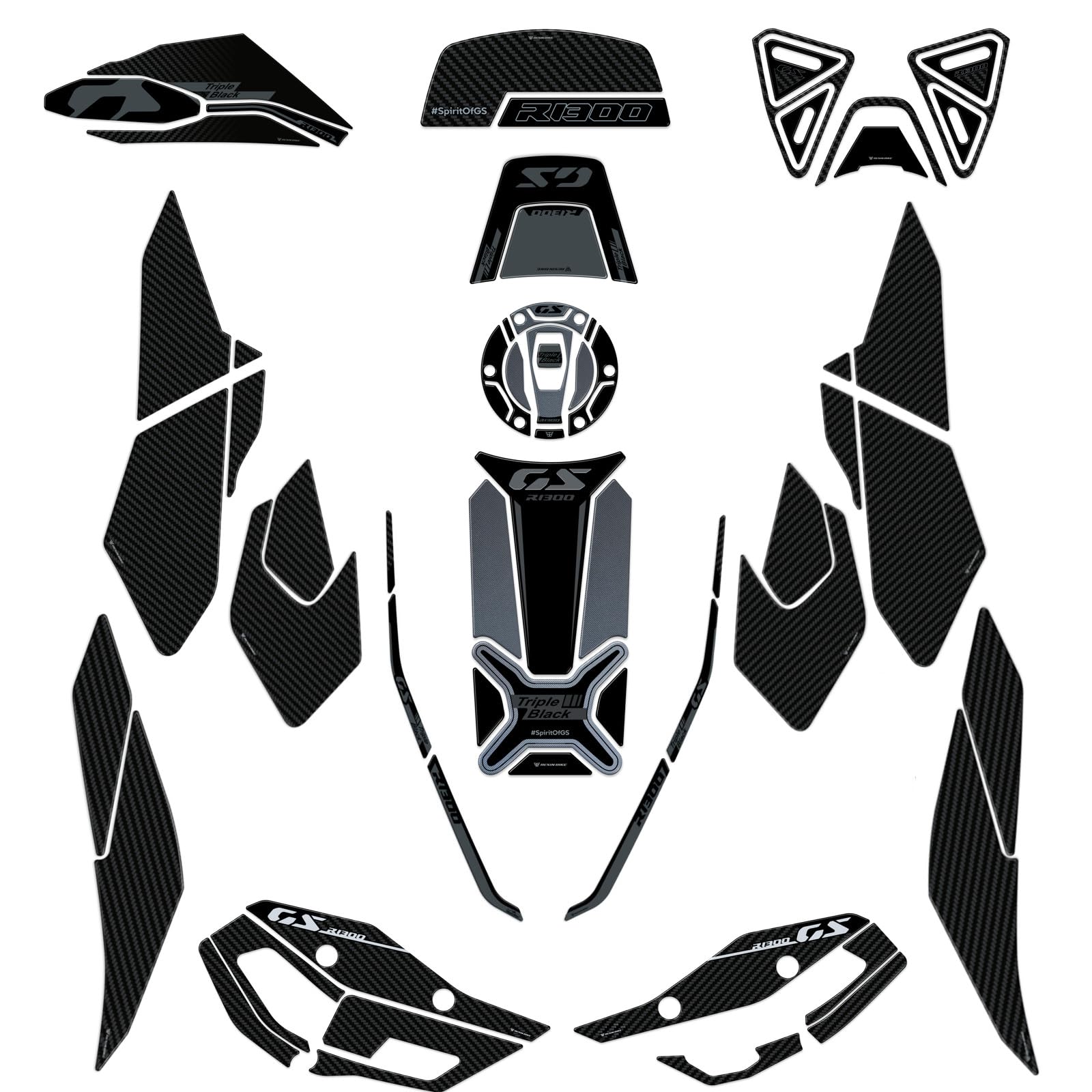 Resin Bike Kit Integral Aufkleber Kompatibel Mit BMW R1300GS Triple Black 2023-2025. Schutz Motorrad Tank-Schutzfolie vor Stößen und Kratzern. Kit Aufklebersatz 3D-Harzklebstoff - Made in Italy Resin Bike Kit Integral Aufkleber Kompatibel Mit BMW R1300GS Triple Black 2023-2025. Schutz Motorrad Tank-Schutzfolie vor Stößen und Kratzern. Kit Aufklebersatz 3D-Harzklebstoff - Made in Italy von Resin Bike
