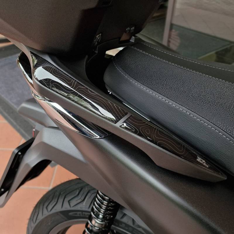 Resin Bike Motorrad-Aufkleber, kompatibel mit Honda SH 125 SH 150 2020-2023, Scooter-Schutz gegen Stöße und Kratzer, 3D-Aufkleber gehärtet kompatibel mit SH125i von Resin Bike