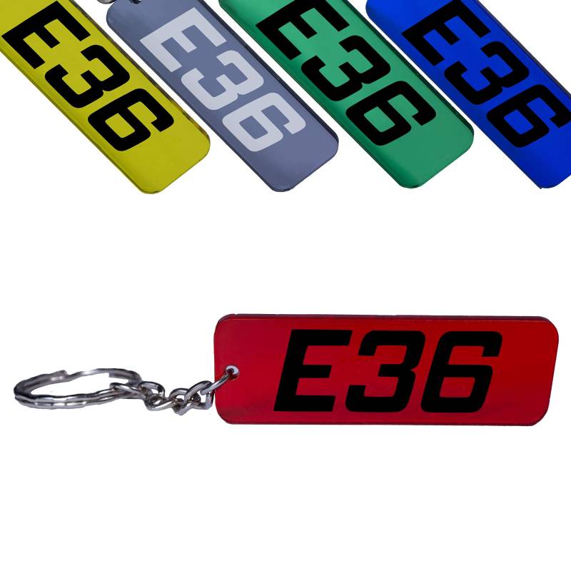 Reskey E36 3er Schlüsselanhänger 316 318 320 323 325 328 M3 Tuning (Rot) von Reskey