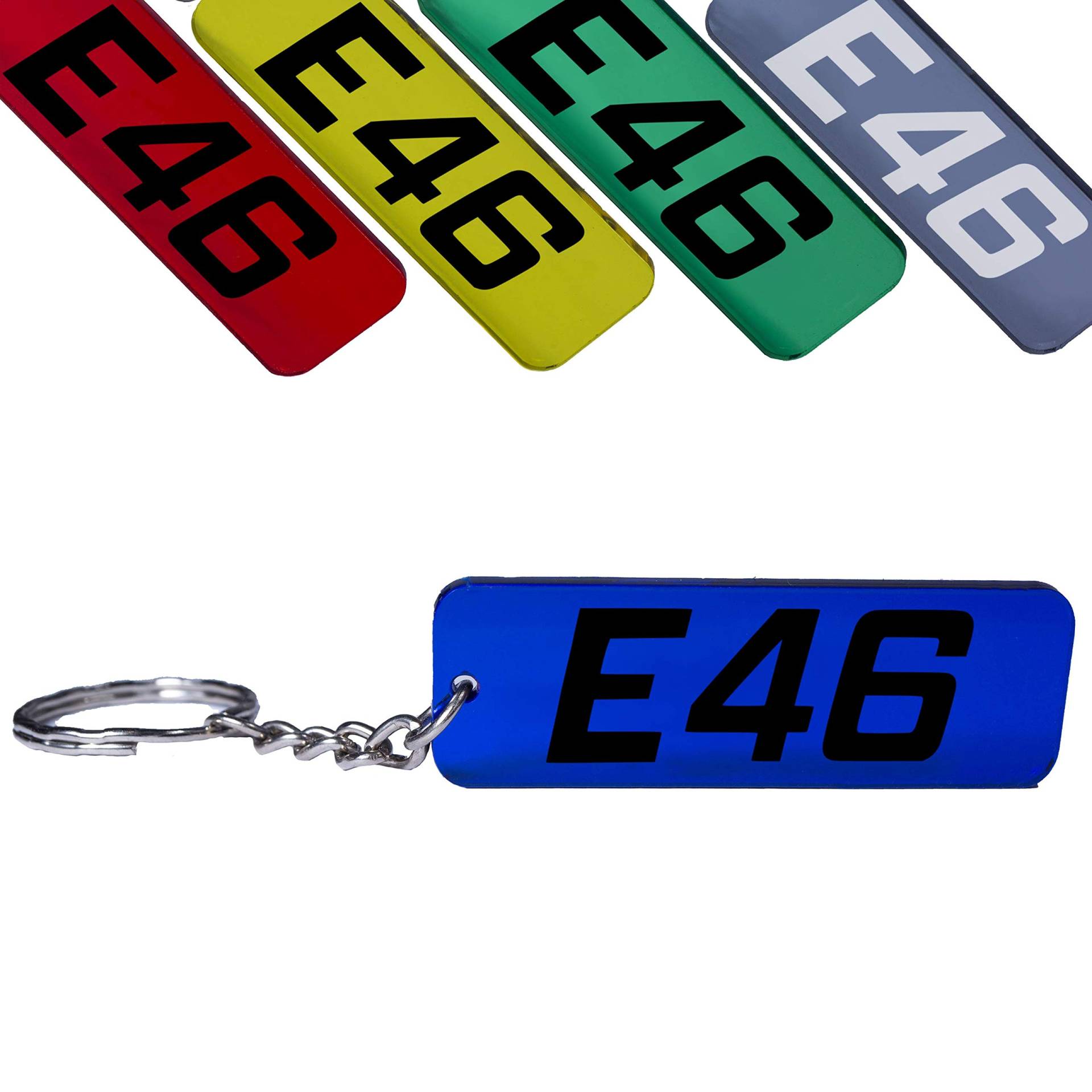 Reskey E46 3er Schlüsselanhänger 316 318 320 323 325 328 330 335 M3 Tuning (Blau) von Reskey