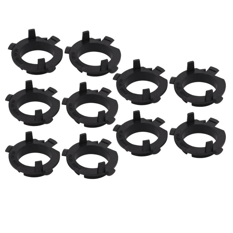 Resefinem 10pcs ABS -Scheinwerfer -Glühbirnen -Basisadapter robust für LED -Scheinwerferbirnen Einfache Installation für TK 106A 9 bis 36 V 100W H7 Schattentyp geeignet von Respicefinem
