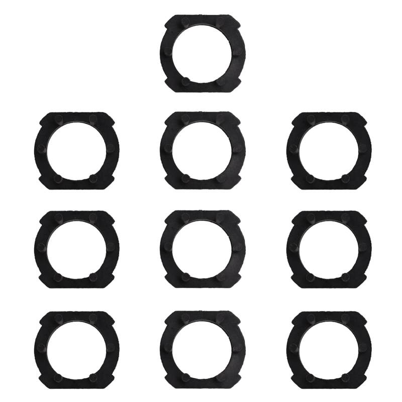 Resefinem 10pcs Scheinwerferlampenbasis Easy Installation Scheinwerfer Basisadapter ideal für die Nutzung der Heimindustrie von Respicefinem