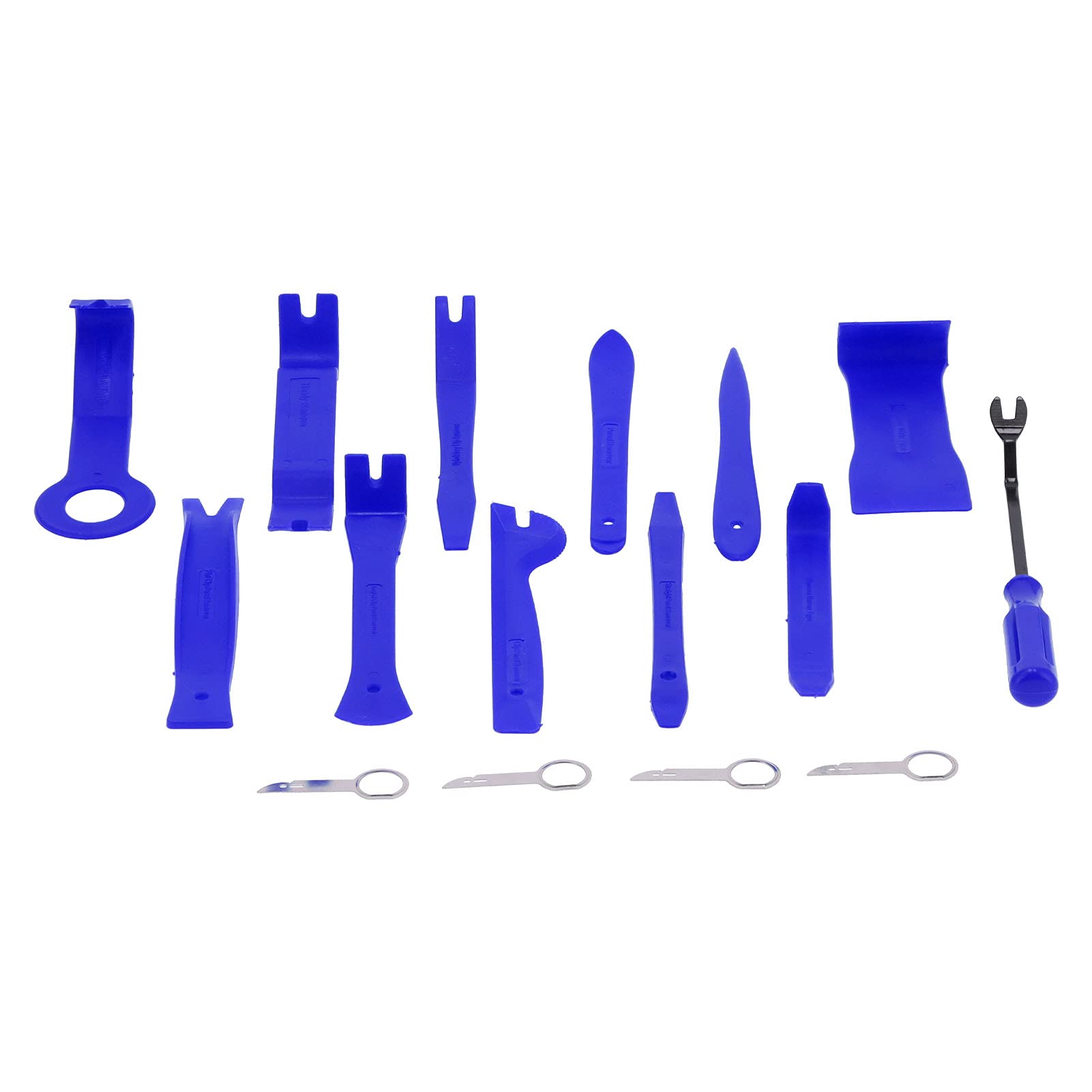 Resefinem 16PCS Auto Entfernung Tool Trim Pry Audio Reparatur -Set Kit für Autotürtafel Instrumente Schreibtisch Blau ideal zum Zerlegen der Instrumentenpanel und des Audio -CD (Blue) von Respicefinem
