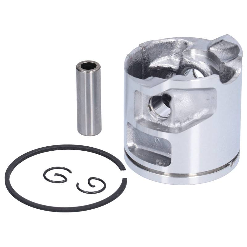 RespiceFinem leistungsstarkes Kolben -Kit -Set mit Ring, ideal für 555 560 562 Kettensäge Ersatz aus leichtem Silizium -Aluminiumlegier mit 46 -mm -Kolbendurchmesser gefertigt von Respicefinem