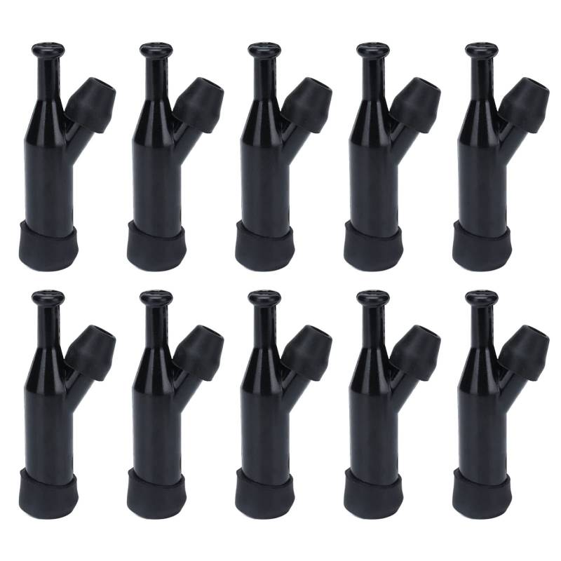 Respicefinem 10Pcs 168F High Pressure Cap Black Premium ABS High Durability Easy Installation Suitable for 168F and GX160 Gasoline Engine Generator with Stable Performance von Respicefinem