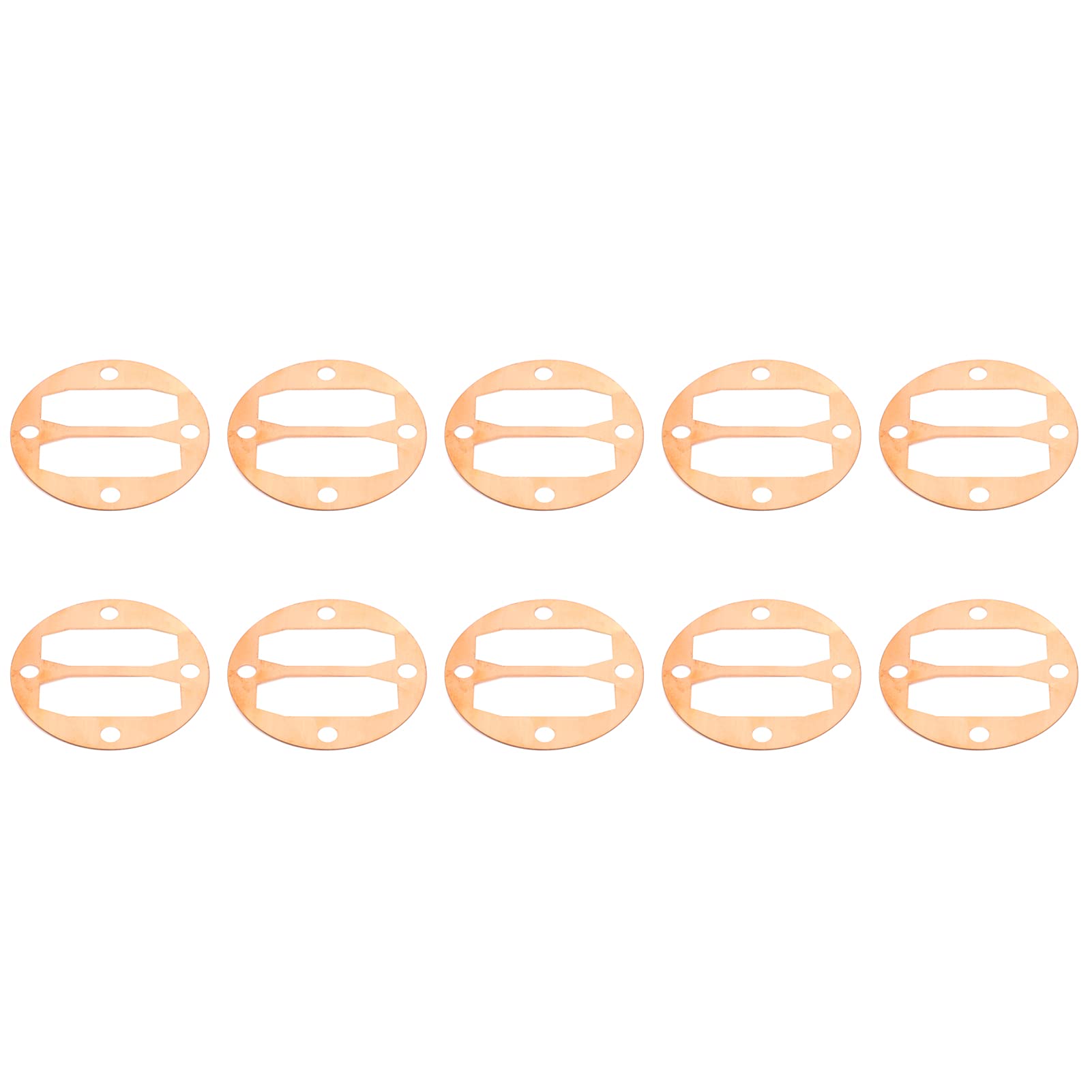 Respicefinem 10Pcs Cylinder Gasket Manually Replace Sealing Gasket Air Compressor Accessories Ideal for 47mm Cylinders Copper Material Simple Structure Easy Installation Respicefinem 10Pcs Cylinder Gasket Manually Replace Sealing Gasket Air Compressor Accessories Ideal for 47mm Cylinders Copper Material Simple Structure Easy Installation von Respicefinem