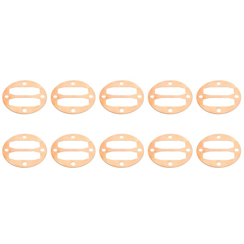 Respicefinem 10Pcs Cylinder Gasket Manually Replace Sealing Gasket Air Compressor Accessories Ideal for 47mm Cylinders Copper Material Simple Structure Easy Installation von Respicefinem