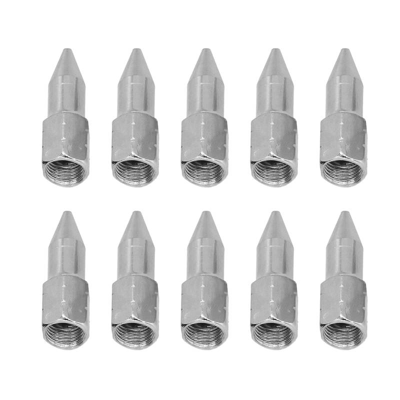 Respicefinem 10Pcs Grease Gun Nozzle Pointed Manual Durable Wear Nozzle Accessories Ideal for Machining and Equipment Maintenance von Respicefinem