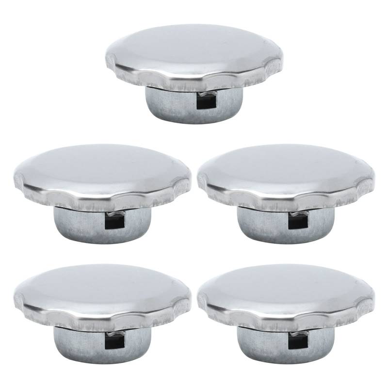 Respicefinem 5Pcs Gas Fuel Cap Aluminum Alloy Accessory Replacement Part Ideal for Gasoline Generators and Other Mechanical Products 168F 170F 188F 190F von Respicefinem