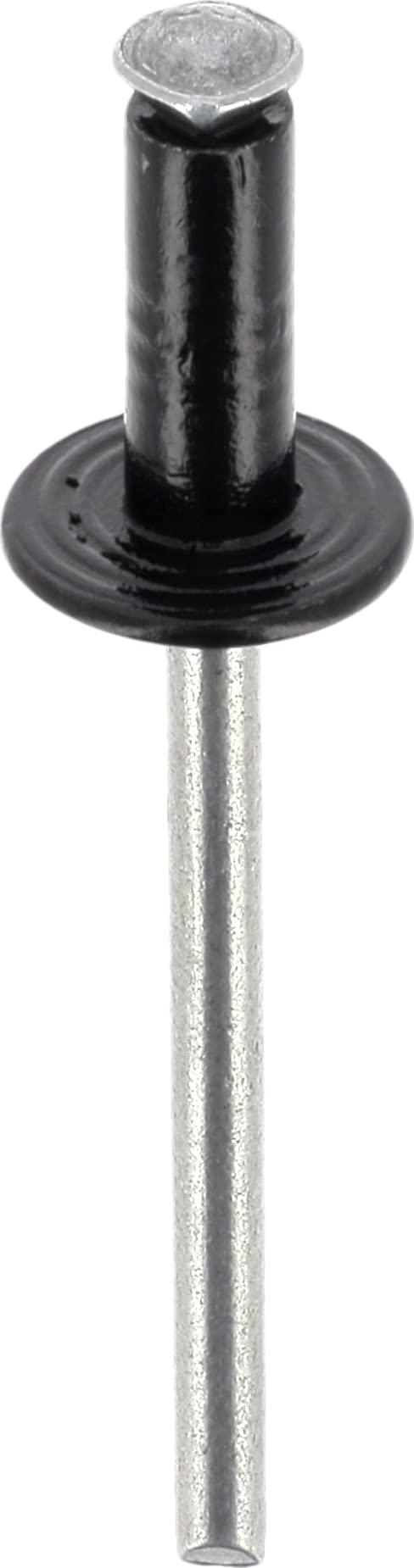 RESTAGRAF 4709 Niete, schwarz, 3 bis 5 mm x 10 mm von Restagraf