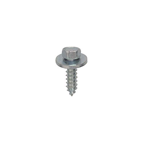 Restagraf 11023 Blechschrauben, Zink, Weiß, 5,5 mm x 19 mm von Restagraf