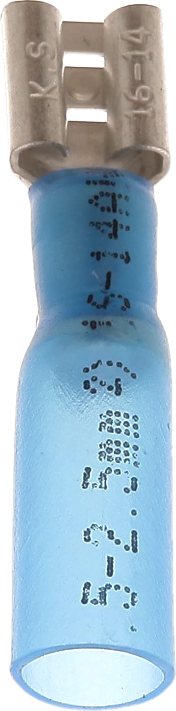 Restagraf 17262 Kabelschuhe, Silber/Blau, 6,35 mm x 0,8 mm von Restagraf