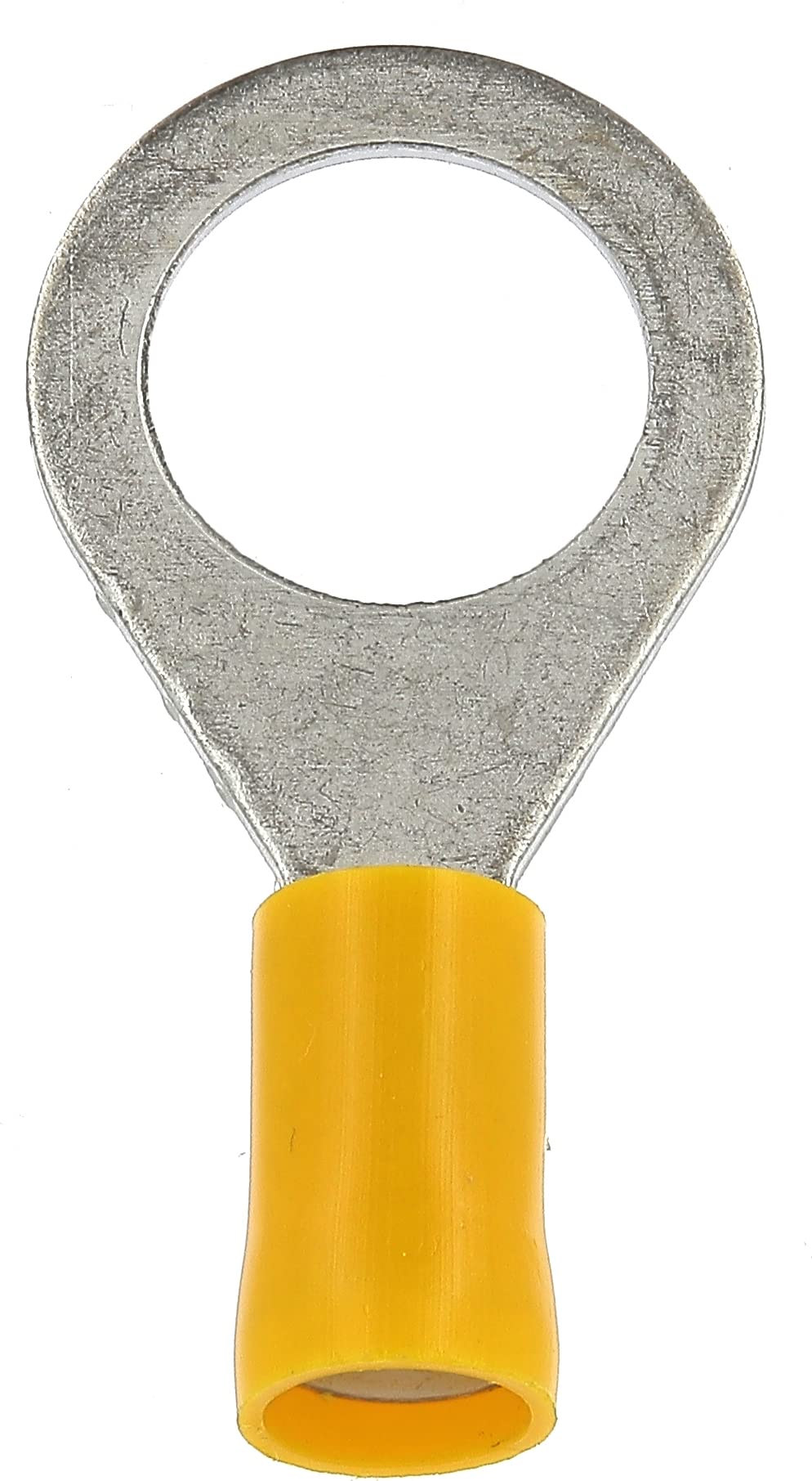 Restagraf - Kabelschuh rund vorisoliert, verstärkt – Ref. 225039 – 2,6 bis 6 mm² x 13 mm – Gelb – 5 Stück von Restagraf