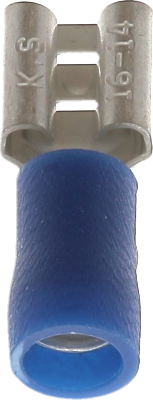 Restagraf 6909 Kabelschuhe, Blau, 6,35 mm x 0,8 mm von Restagraf