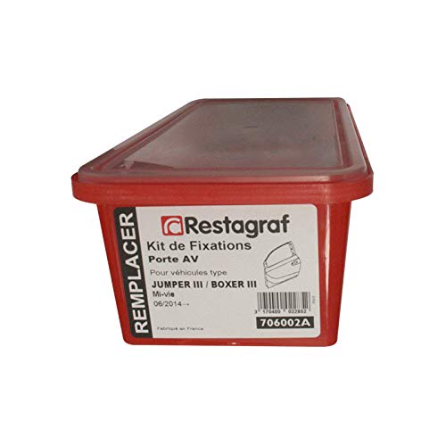 Restagraf Befestigungsset für Fronttür Boxer III, Jumper III Mi-Vie (06/2014 bis Heute) – Ref. 706002A – Box mit 50 Stück Restagraf Befestigungsset für Fronttür Boxer III, Jumper III Mi-Vie (06/2014 bis Heute) – Ref. 706002A – Box mit 50 Stück von Restagraf