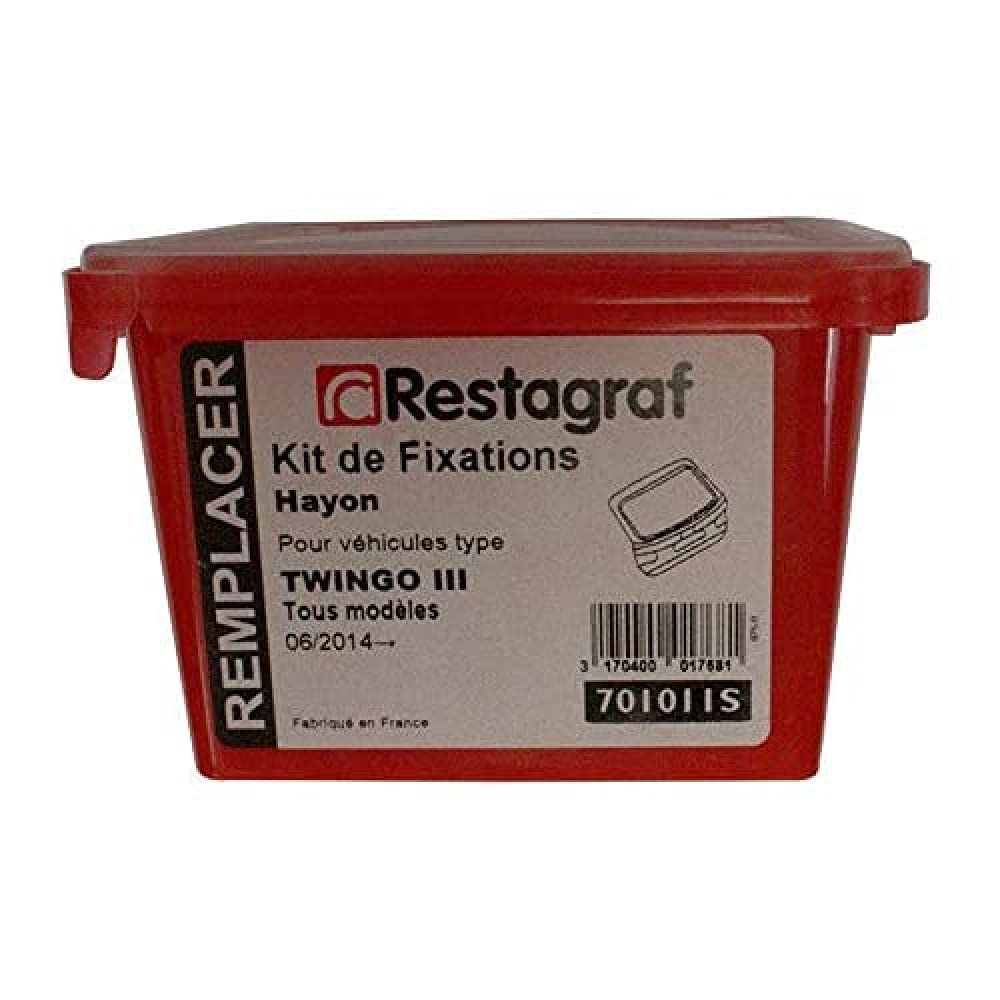 Restagraf Befestigungskit für Heckklappe für Twingo Phase III alle Modelle 06.2014, 20 Stück Restagraf Befestigungskit für Heckklappe für Twingo Phase III alle Modelle 06.2014, 20 Stück von Restagraf