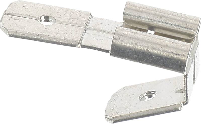 Restagraf Kabelschuhe Unisex blank mit Anschluss in Blisterverpackung, 6,35 mm x 0,8 mm, 10 Stück von Restagraf