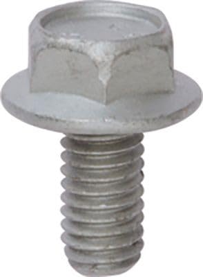 Restagraf - Metallschrauben, Sechskantkopf mit Sockel – M6-1,00 x 12 mm – Stahl Klasse 8.8 – DIN 6921 – Ref. 7162 – Beutel mit 10 Stück von Restagraf