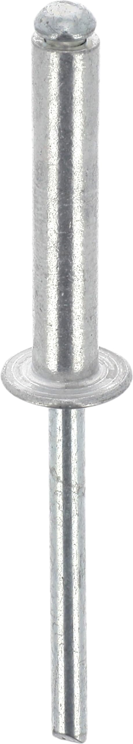 Restagraf Nieten aus Aluminium, Standard, 4,8 mm x 24 mm, 500 Stück von Restagraf