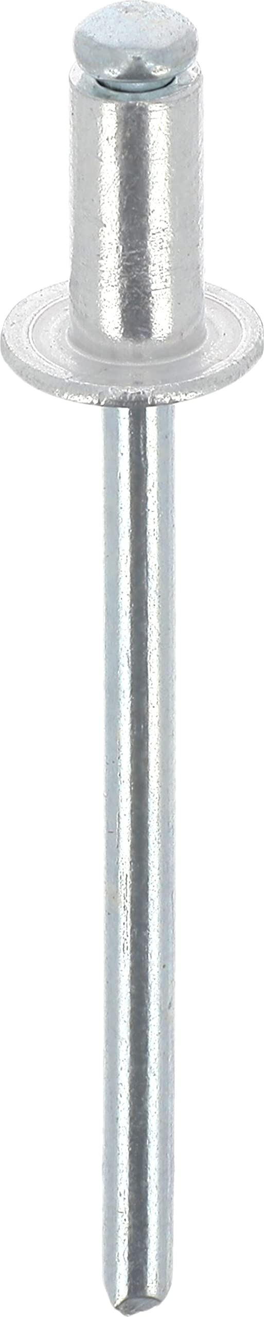 Restagraf Nieten aus Aluminium, Standard, 4 mm x 8 mm, 500 Stück von Restagraf