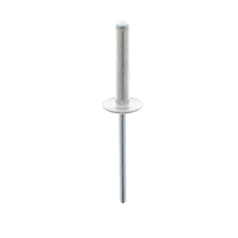 Restagraf Nieten aus Aluminium, breiter Kopf, 4,8 mm x 27 mm, 250 Stück von Restagraf