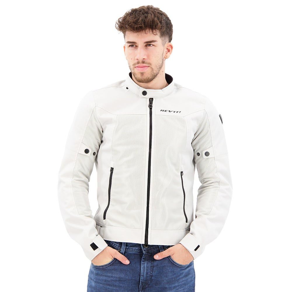 Revit Motorradjacke Eclipse 2 Sommerjacke, Silber, 4XL Revit Motorradjacke Eclipse 2 Sommerjacke, Silber, 4XL von REV'IT!