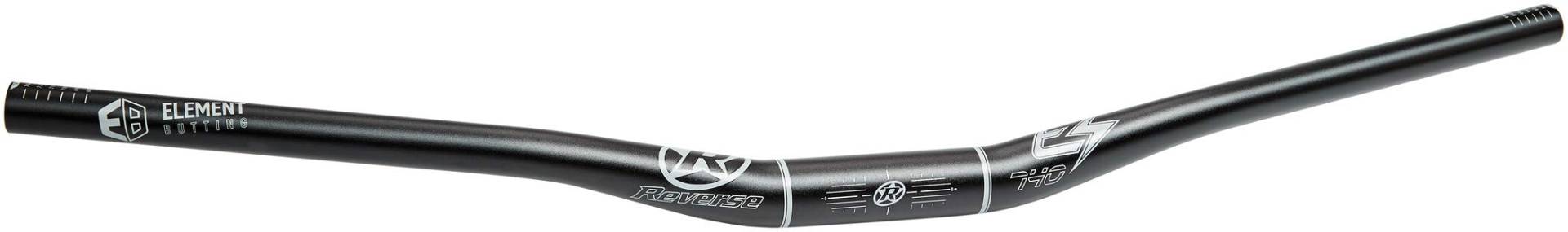 Reverse E-Element Ergo Fahrrad Lenker 31.8mm schwarz/grau: Größe: 31.8mm 25mm Rise 740mm von Reverse