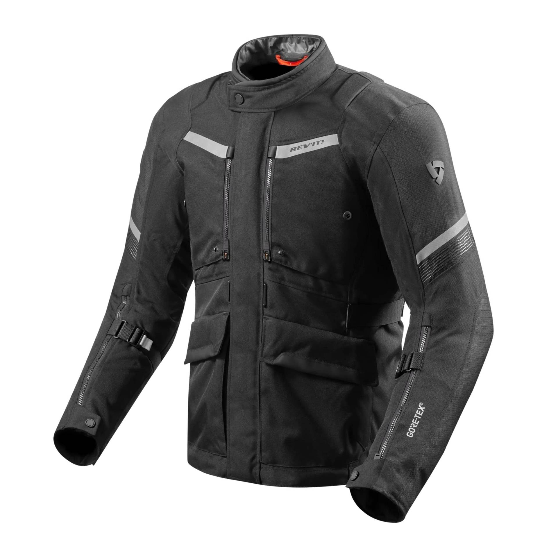 REV'IT! Motorradjacke mit Protektoren Motorrad Jacke Neptune 2 GTX Textiljacke schwarz XL, Unisex, Tourer, Ganzjährig von Revit