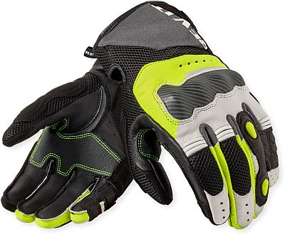 Revit Blaze, Handschuhe - Schwarz/Hellgrau/Neon-Gelb - L von Revit