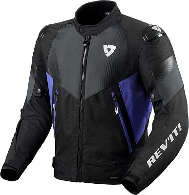 Revit Control H2O, Textiljacke wasserdicht - Schwarz/Blau - XXL Revit Control H2O, Textiljacke wasserdicht - Schwarz/Blau - XXL von Revit