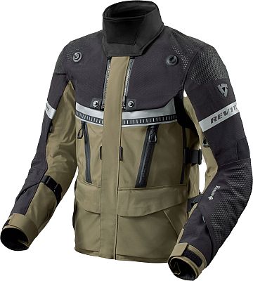 Revit Dominator 3, Textiljacke Gore-Tex - Schwarz/Dunkelgrün - M von Revit