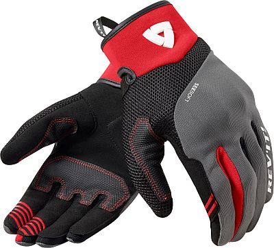 Revit Endo, Handschuhe - Grau/Rot/Schwarz - 3XL von Revit