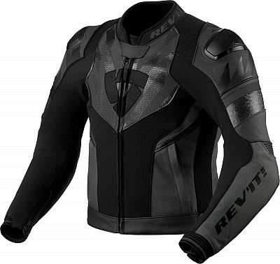 Revit Hyperspeed 2 Air, Lederjacke perforiert - Schwarz/Dunkelgrau - 48 von Revit