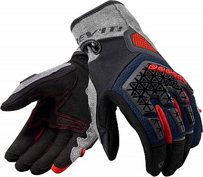 Revit Mangrove, Handschuhe - Schwarz/Grau/Blau/Rot - XL von Revit