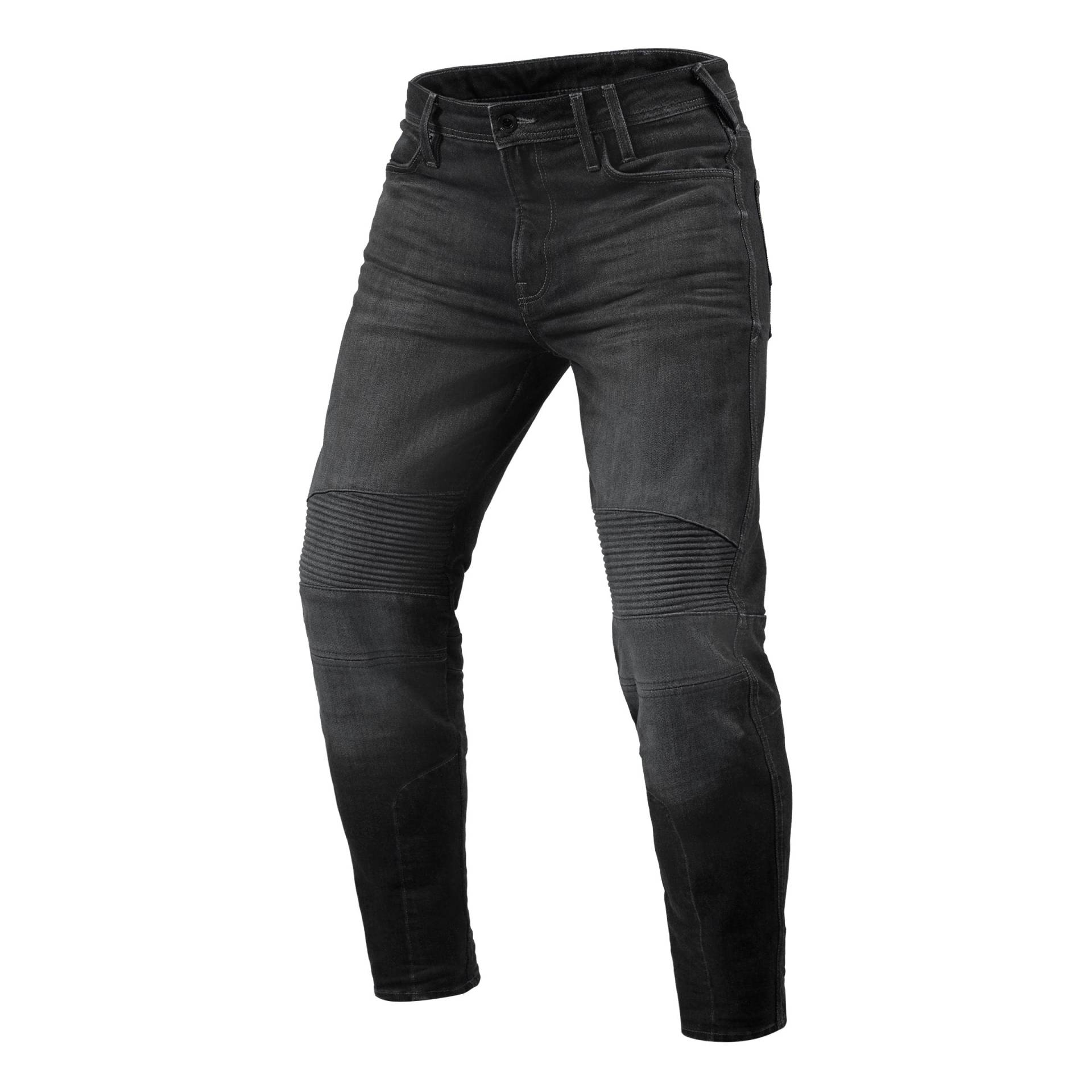 Revit Moto 2 TF Motorrad Jeans (Black,32) von Revit