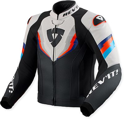 Revit Quantum 3, Lederjacke - Schwarz/Hellgrau/Rot - 48 Revit Quantum 3, Lederjacke - Schwarz/Hellgrau/Rot - 48 von Revit