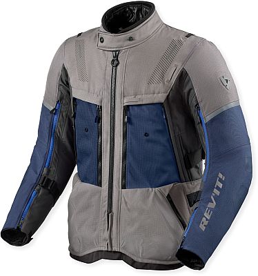 Revit Sand 5 H2O, Textiljacke wasserdicht - Dunkelgrau/Blau - L von Revit