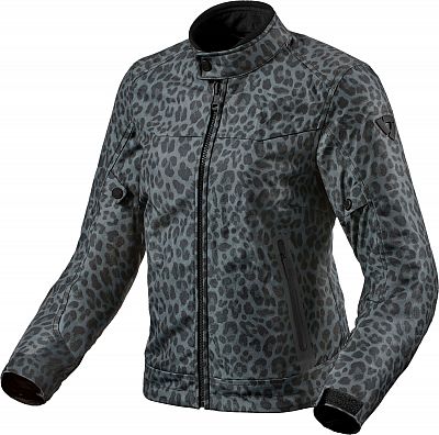 Revit Shade H2O Leopard, Textiljacke wasserdicht Damen - Schwarz/Dunkelgrau - XS von Revit