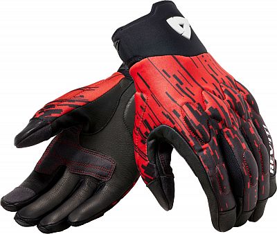 Revit Spectrum, Handschuhe - Schwarz/Neon-Rot - M von Revit