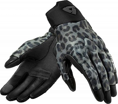 Revit Spectrum Leopard, Handschuhe Damen - Schwarz/Grau/Braun - XS von Revit
