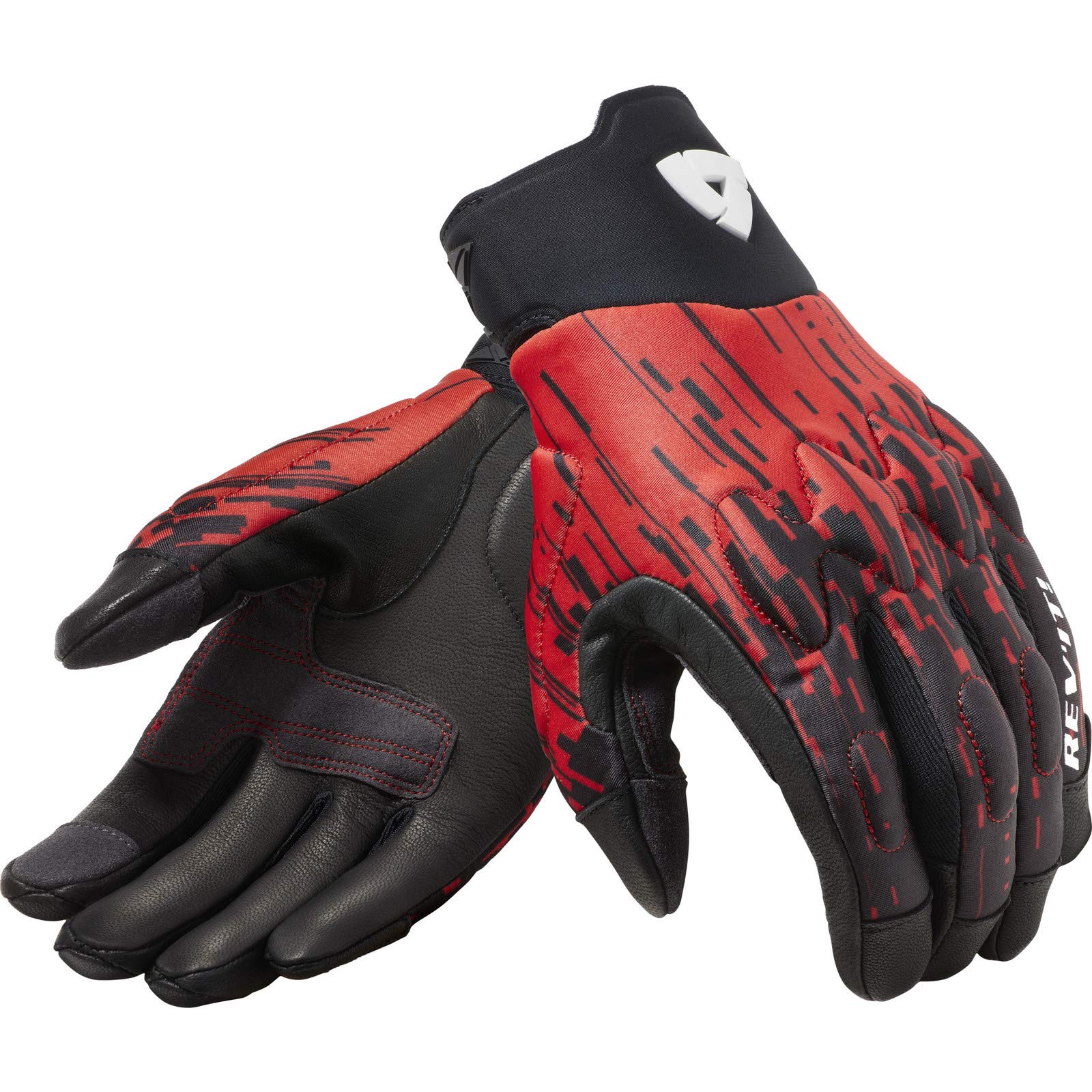 Revit Spectrum Motorradhandschuhe (Black/Red,L) von Revit