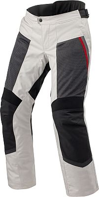 Revit Tornado 4 H2O, Textilhose wasserdicht - Hellgrau/Schwarz/Rot - L von Revit