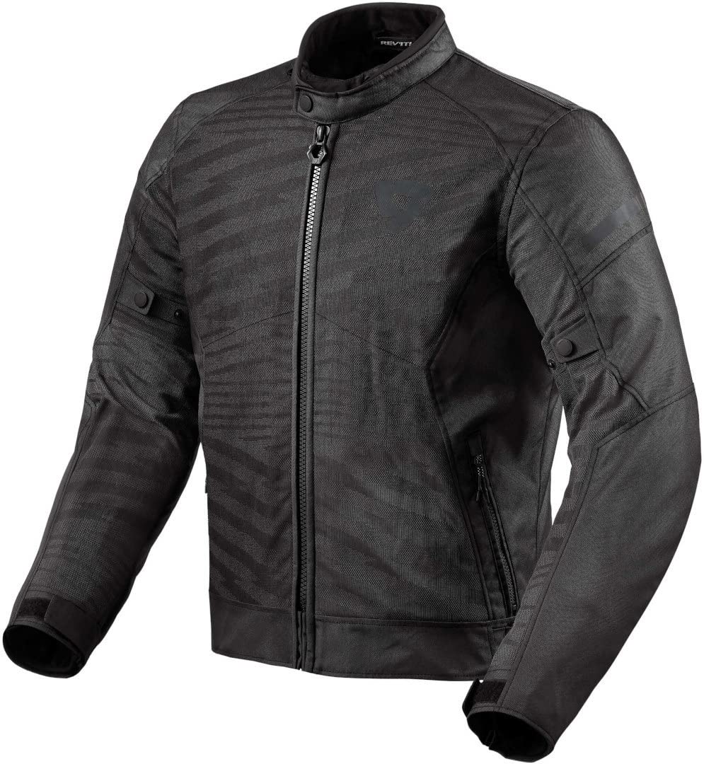 Revit Torque 2 H2O Motorrad Textiljacke (Black,L) von Revit