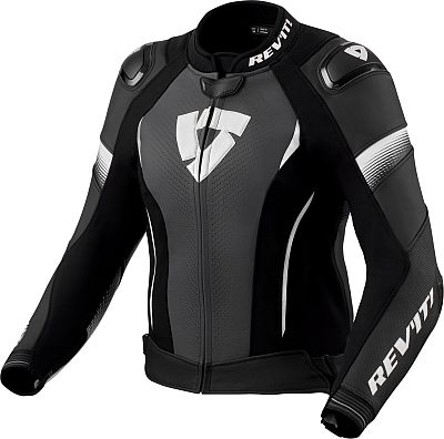 Revit Xena 4 Pro, Lederjacke Damen - Schwarz/Weiß - 36 von Revit