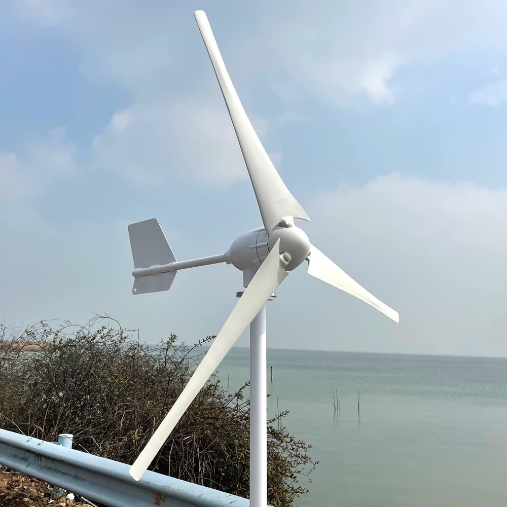 1500W Windkraftanlage Generator 24V 48V Windrad Stromerzeugung für den Heimgebrauch Windturbine Hohe Effizienz Windmühle (24V) von Rewindagic