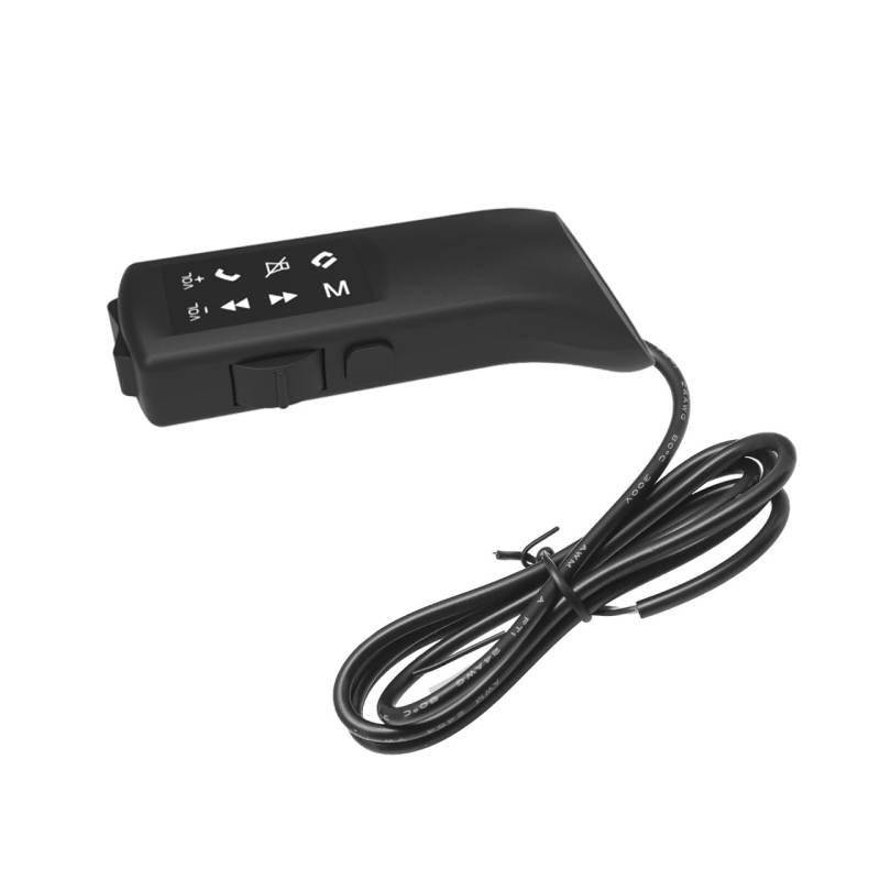 Reykentu Auto-Lenkrad, Multifunktions-Steuerknopf, Schlüssel, Universal, Android-Radio, DVD, 2 Din, Android, Kabelgebundene Steuerung, Ersatzzubehör von Reykentu