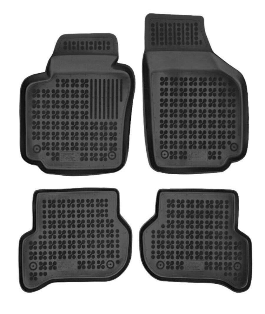 Fußmatten, Gummi VW Golf Plus ab 2005, Schwarz, 4 Stück Fußmatten, Gummi VW Golf Plus ab 2005, Schwarz, 4 Stück von Rezaw-Plast