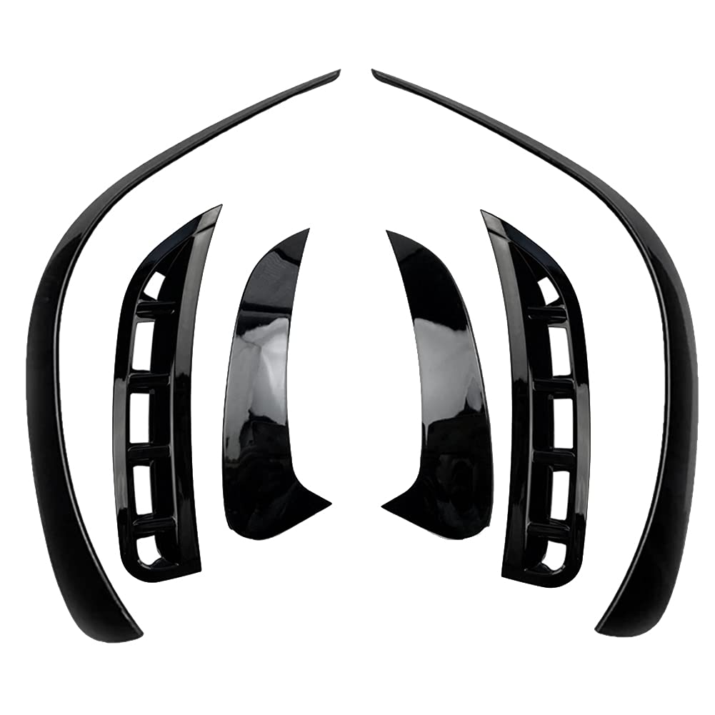 Rfeeuubft 6 StüCke Auto Vorne&Hinten StoßStange Splitter Spoiler Verkleidung für - W167 2020 Schwarz GläNzend Rfeeuubft 6 StüCke Auto Vorne&Hinten StoßStange Splitter Spoiler Verkleidung für - W167 2020 Schwarz GläNzend von Rfeeuubft