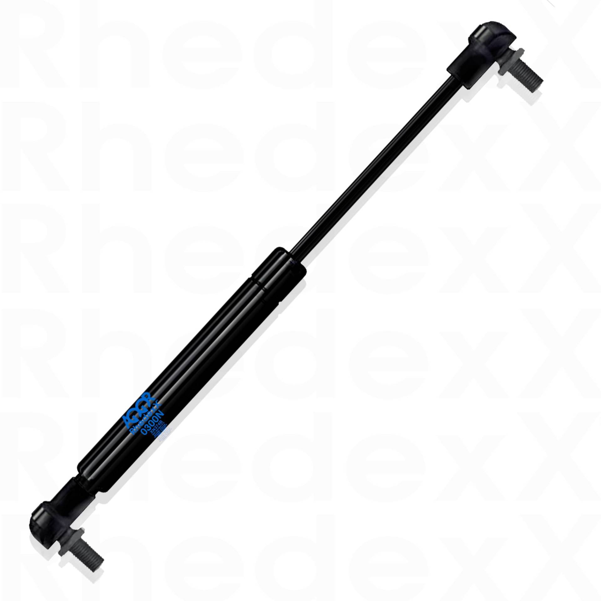 Ersatz für Stabilus Lift-O-Mat 5075DQ 0100N, RhedexX® Gasdruckfeder mit M6 Winkelgelenk Kugelkopf 375mm (100N - 5075DQ) von RhedexX